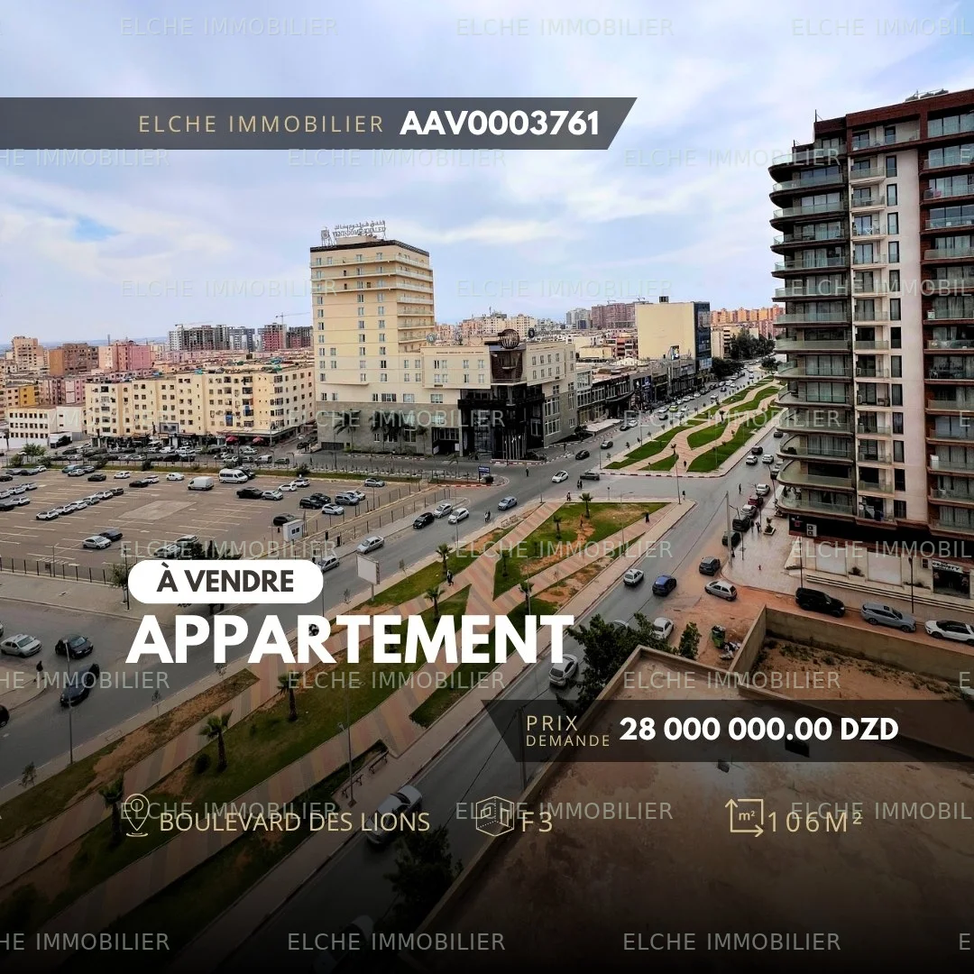 Appartement F3 à vendre